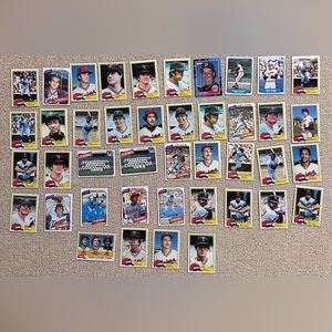 1980s Washington twins vintage baseball card lot.